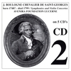 Chevalier de St-Georges: Symphonies & Violin Concertos, CD 2