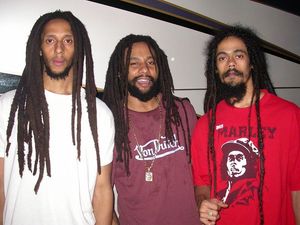 Julian, Ky-mani and Damian Marley