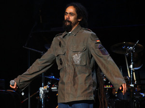 Musician Damian Marley performs during the 2009 Rock the Bells concert at the Nikon at Jones Beach Theater on July 19, 2009 in Wantagh, New York. 