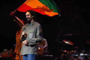 Musician Damian Marley performs during the 2009 Rock the Bells concert at the Nikon at Jones Beach Theater on July 19, 2009 in Wantagh, New York. 