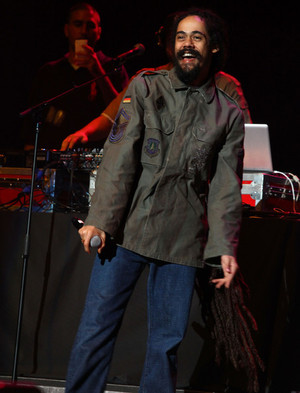 Musician Damian Marley performs during the 2009 Rock the Bells concert at the Nikon at Jones Beach Theater on July 19, 2009 in Wantagh, New York. 