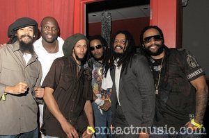 Damian Marley, Julian Marley, Rohan Marley, Ky-Mani Marley and guest. at the launch of Rohan Marley and LaVar Arrington's clothing line 'Relics of Antiquity' at Spirits Nightclub. Miami, Florida - 31.08.08