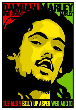 Scrojo Damian Marley with Stephen Marley Poster