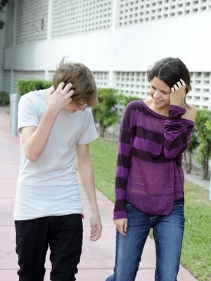Selena Gomez and Justin Bieber