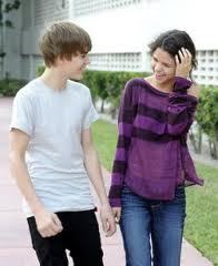Selena Gomez and Justin Bieber 