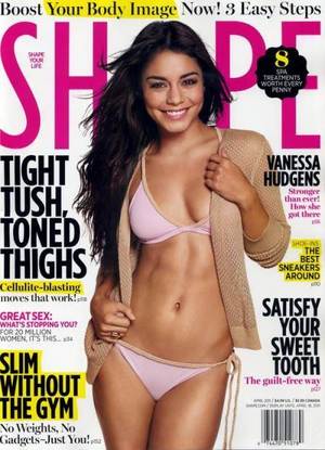 venessa hudgens shape magazine