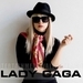 Lady Gaga в черно
