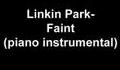 Linkin Park - Faint (piano instrumental)
