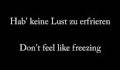 Rammstein - Keine Lust (English and German lyrics)