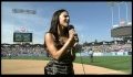 JESSICA LOWNDES sings God Bless America @ the Dodgers