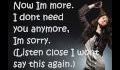 Selena Gomez & The Scene - I Won't Apologize - Lyrics On Screen