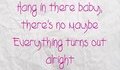 Hang in there Baby (lyrics on Screen) - Bridgit Mendler Hd