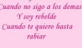 RBD - Rebelde (letra)